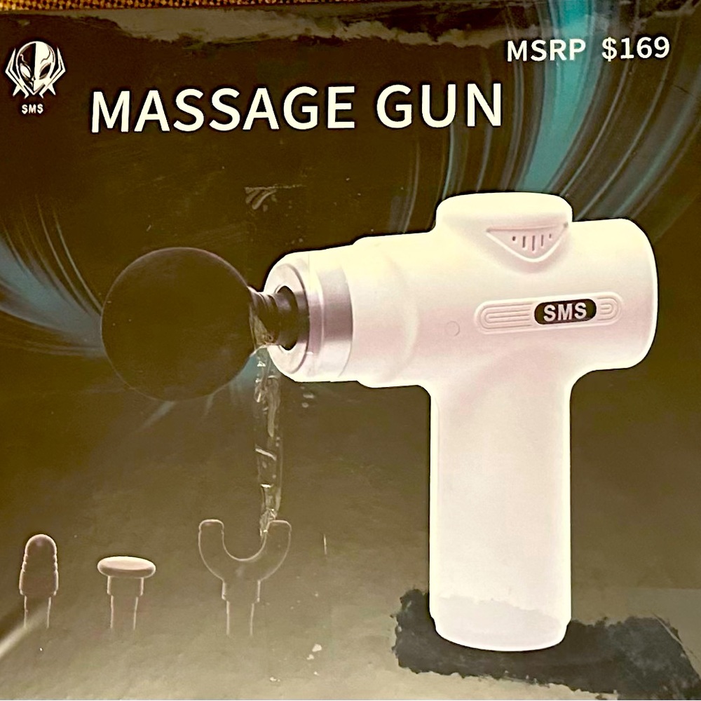 Sms Massage Gun… brand new sealed in box. White